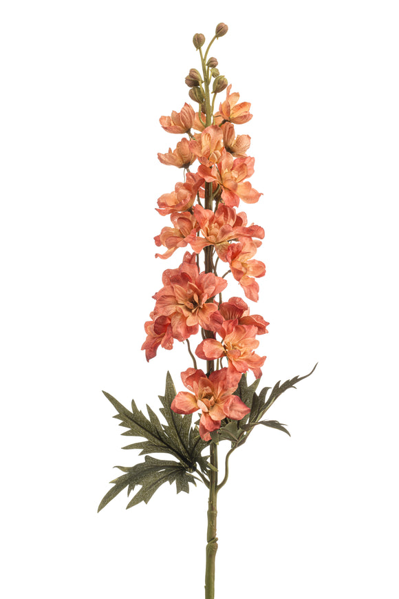 Delphinium künstlich - 1 Stiel - Orange