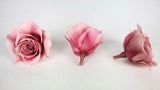 Roses preserved Grandeur Small Earth Matters - 8 heads - Mauve pink 192