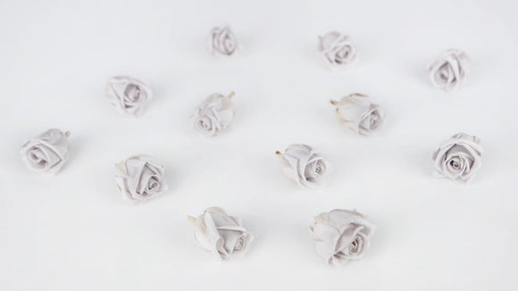 Stabilisierte Rosen Kiara 2 cm - 12 Stück - Grey - Si-nature